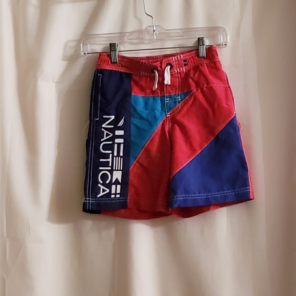 Nautica Boy's Red and Blue Shorts
